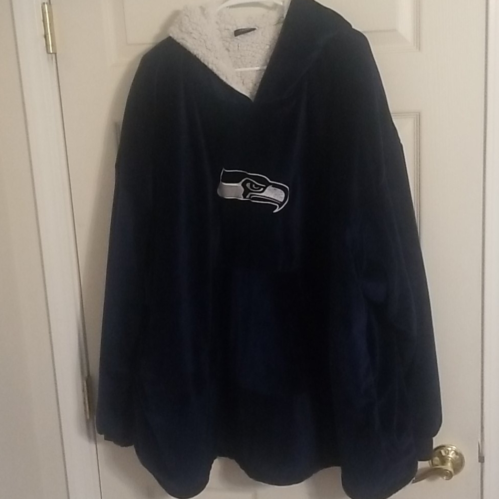 Seahawks plush lounge sweater